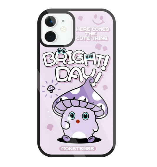 Bright Day Purple Monster Glass Case For Apple iPhone 11