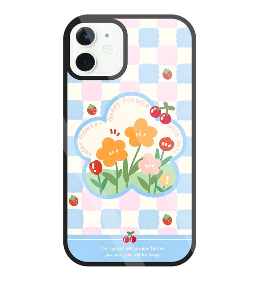 Cherry Blossom Glass Case For Apple iPhone 11