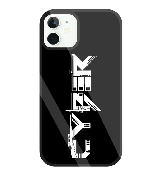 Cyber Gun Glass Case For Apple iPhone 11