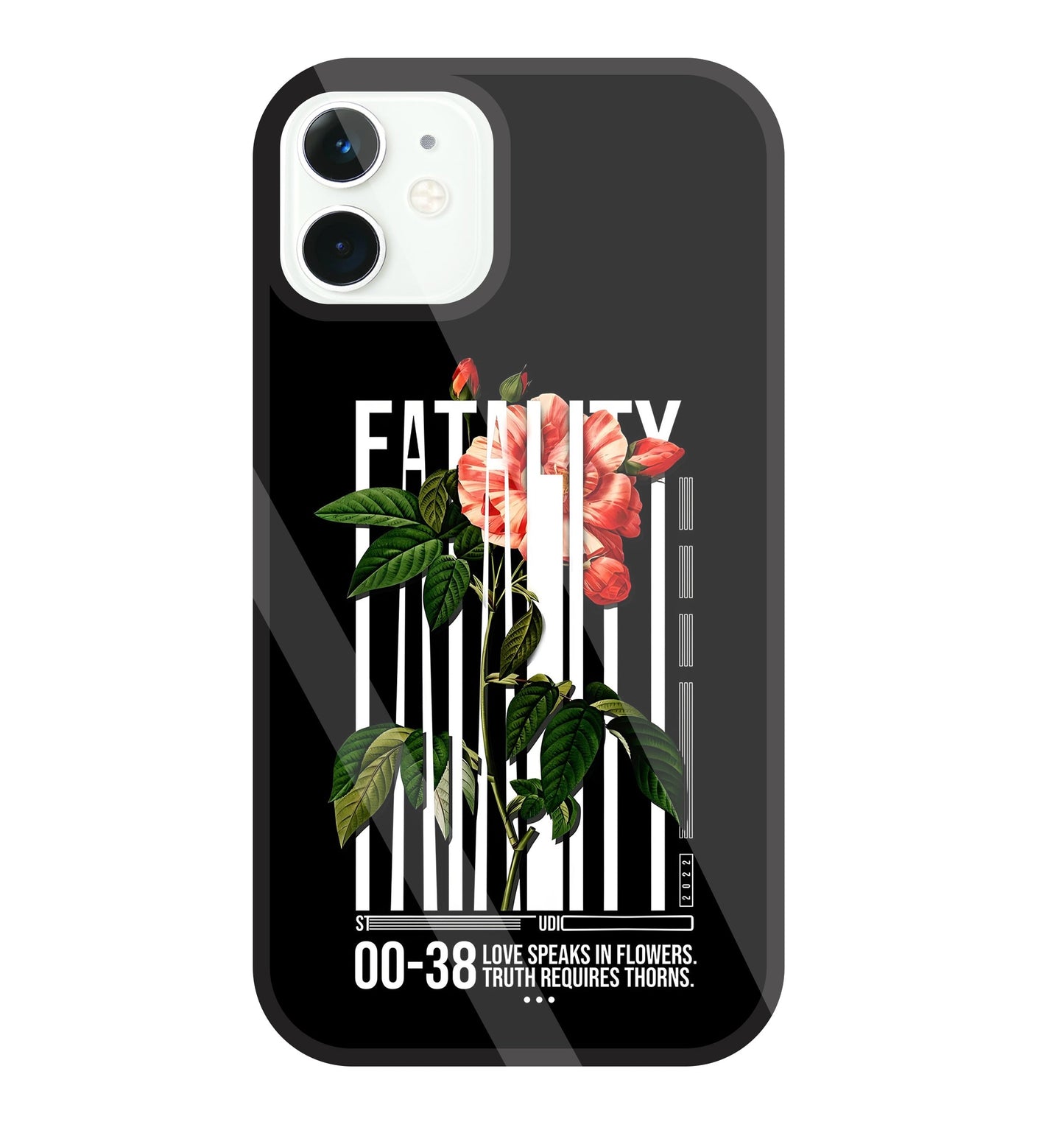 Fatality Flower Glass Case For Apple iPhone 11