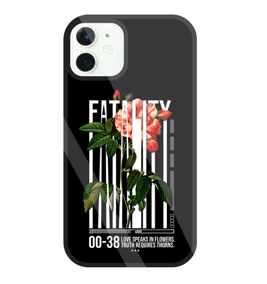 Fatality Flower Glass Case For Apple iPhone 11