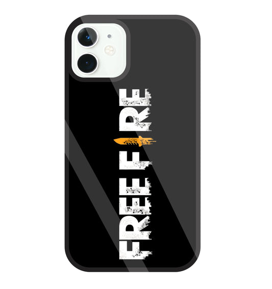 Free Fire Glass Case For Apple iPhone 11