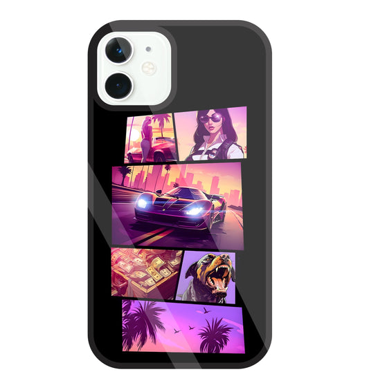 GTA 6 Glass Case For Apple iPhone 11