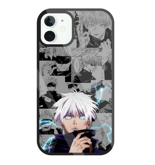 Gojo with bolt Glass Case For Apple iPhone 11