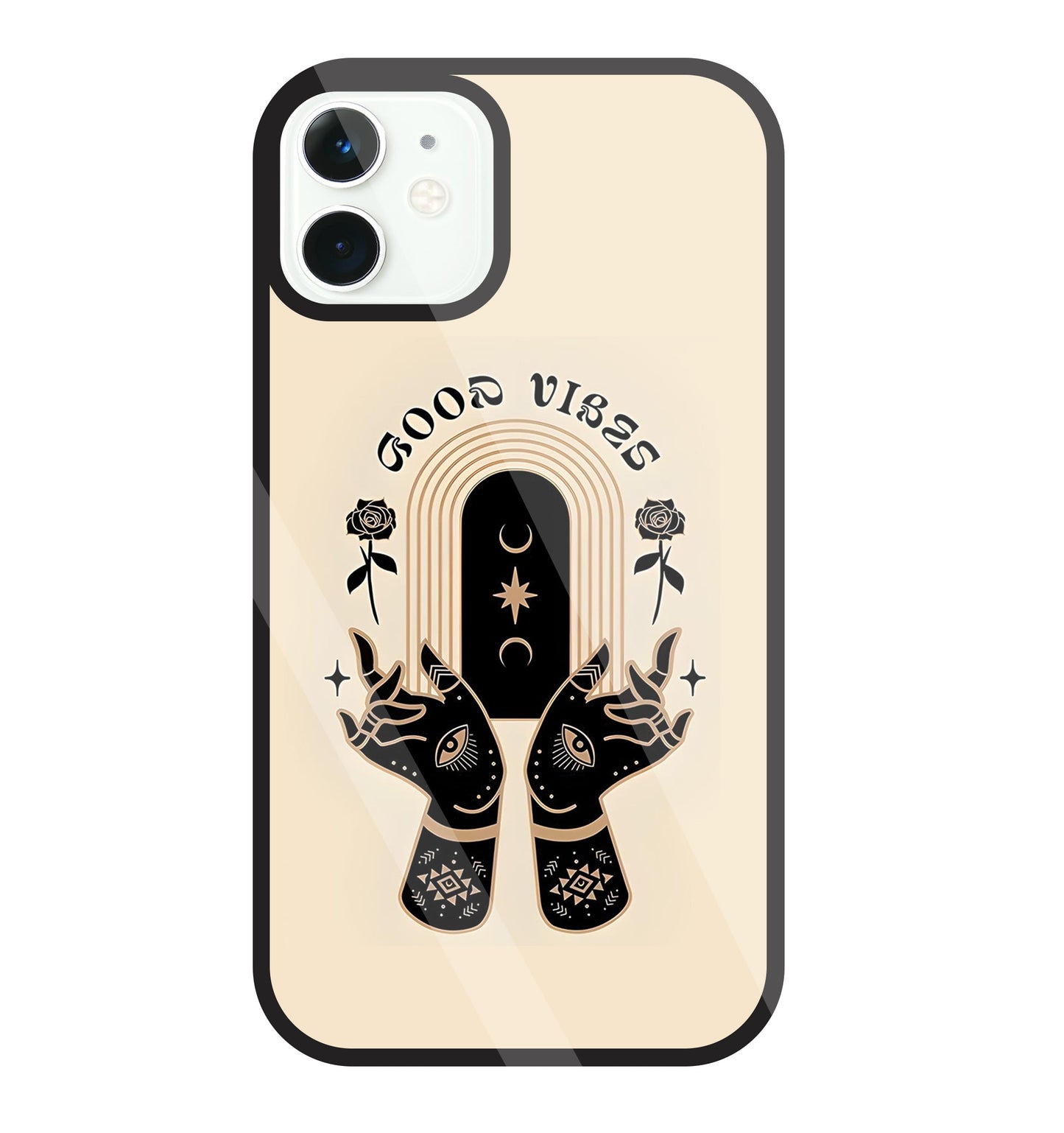 Good Vibes Hands Glass Case For Apple iPhone 11