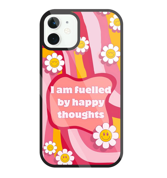 Happy Thoughts Glass Case For Apple iPhone 11