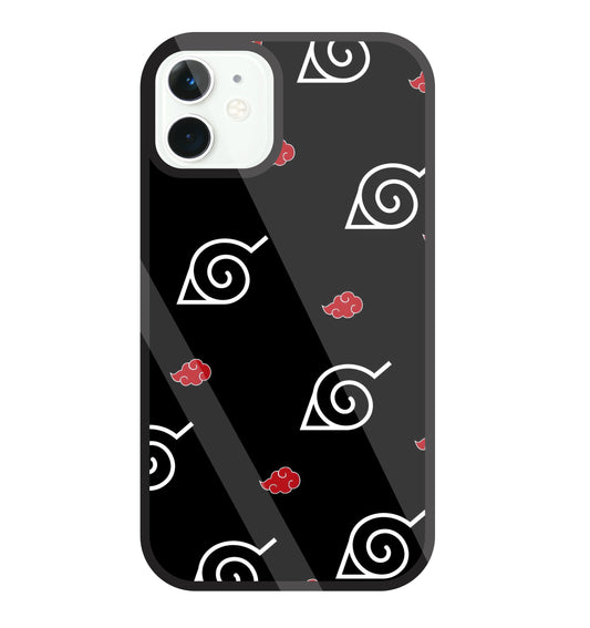 Itachi sharigan Sign Glass Case For Apple iPhone 11