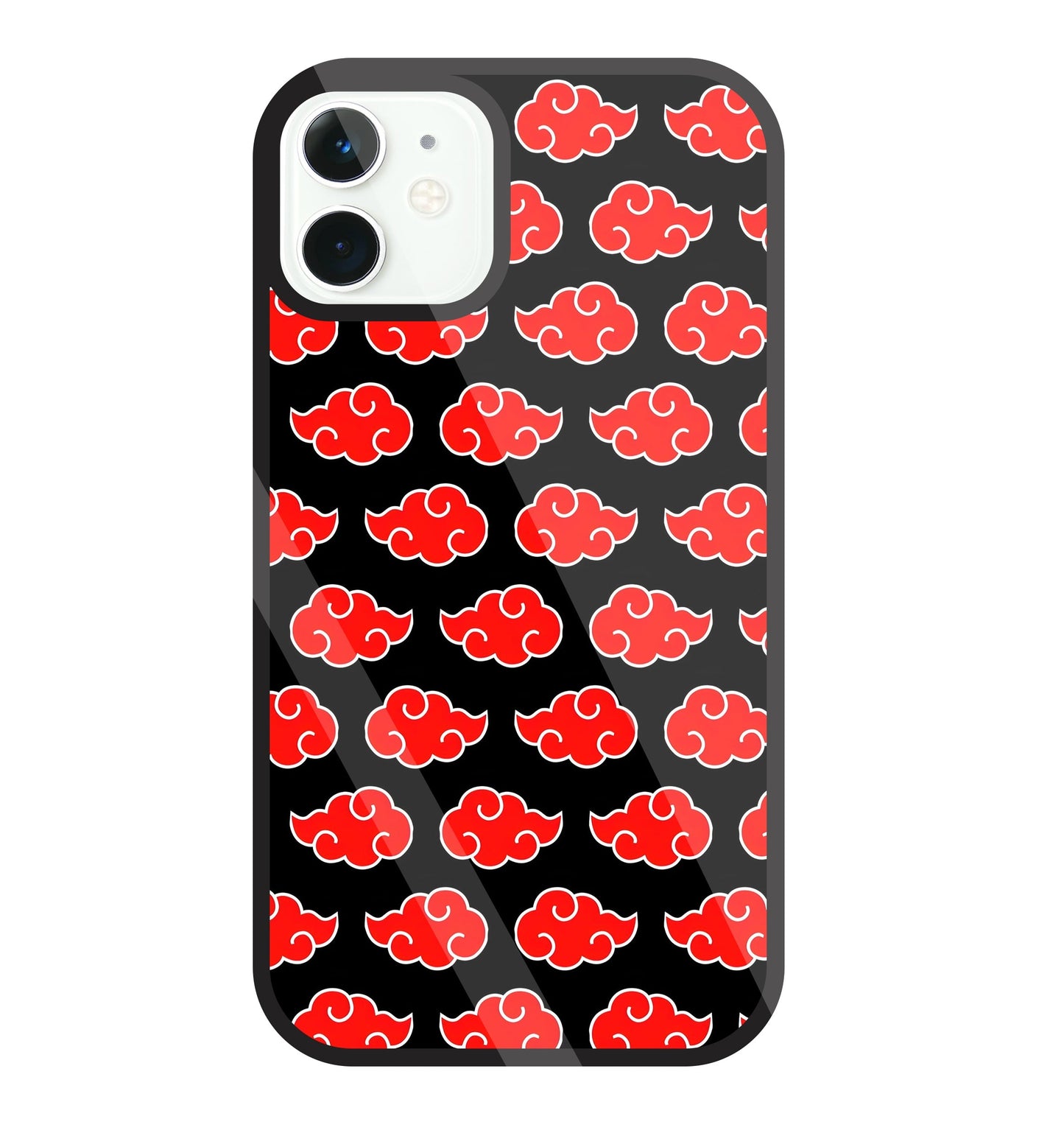 Japanese Clouds Seamless Pattern Glass Case For Apple iPhone 11