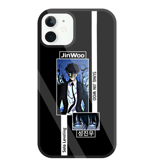 Jin Woo Sung Anime Glass Case For Apple iPhone 11