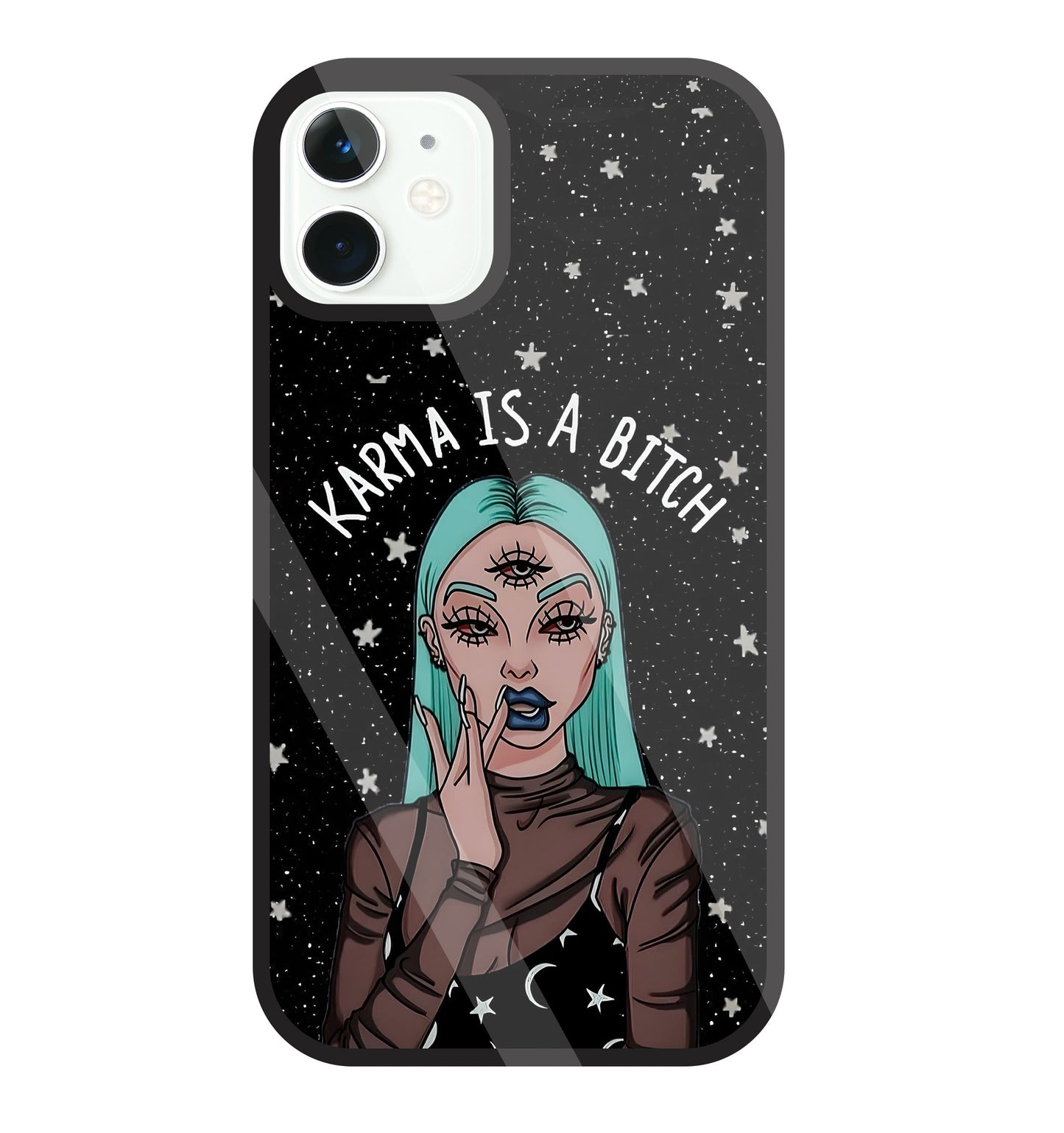 Karma Is A Bitch Glass Case For Apple iPhone 11
