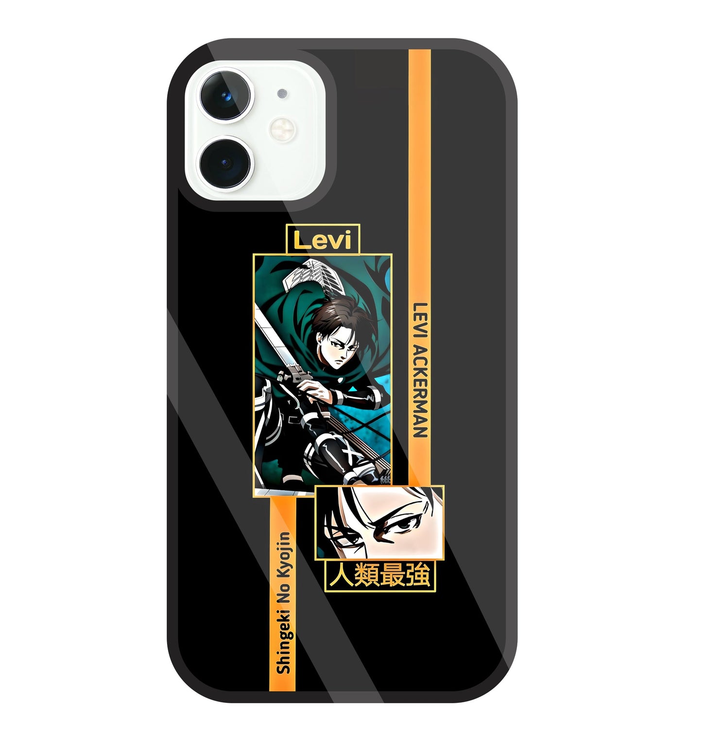 Levi Anime Glass Case For Apple iPhone 11