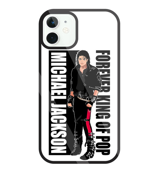 Michael Jackson King Of Pop Glass Case For Apple iPhone 11