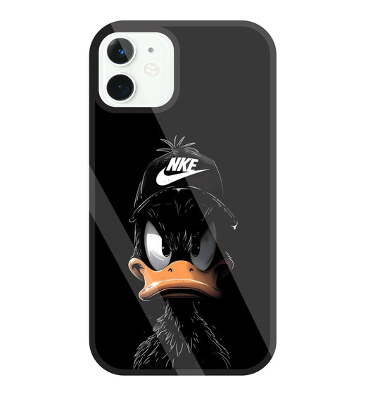 Nike Toon Duck Glass Case For Apple iPhone 11