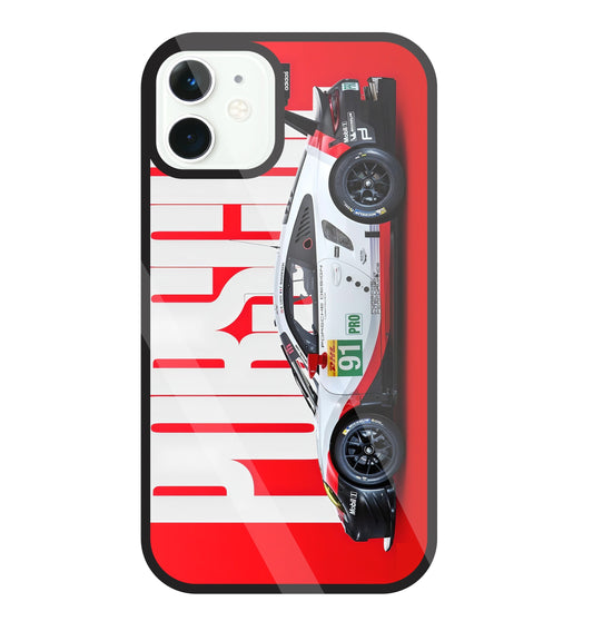 Porschse Glass Case For Apple iPhone 11