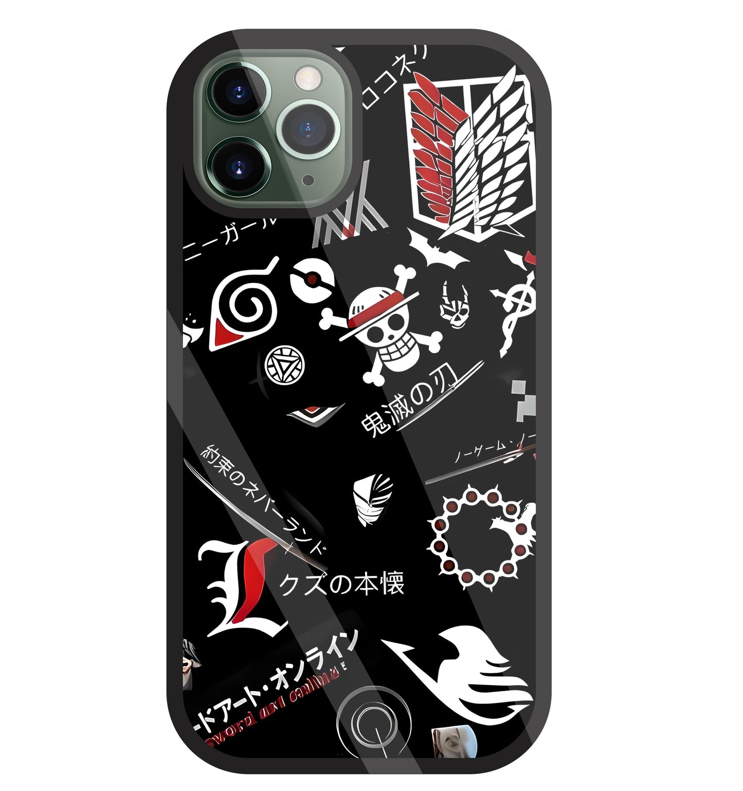 Anime Mashup  Glass Case For Apple iPhone 11 Pro