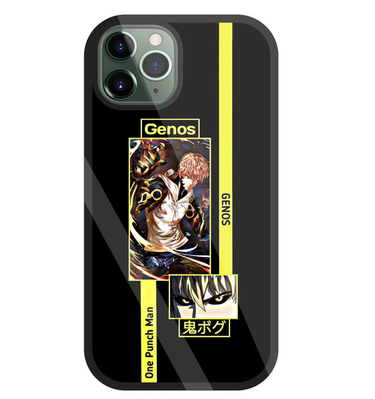 Genos Attack on Titan Glass Case For Apple iPhone 11 Pro