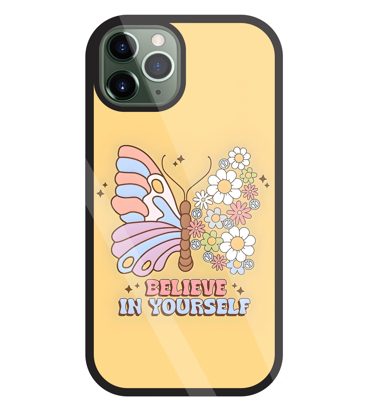 Believe In Yourself Glass Case For Apple iPhone 11 Pro