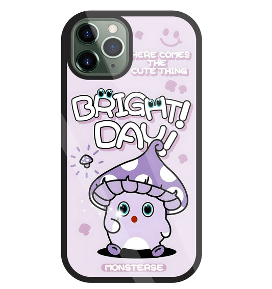 Bright Day Purple Monster Glass Case For Apple iPhone 11 Pro