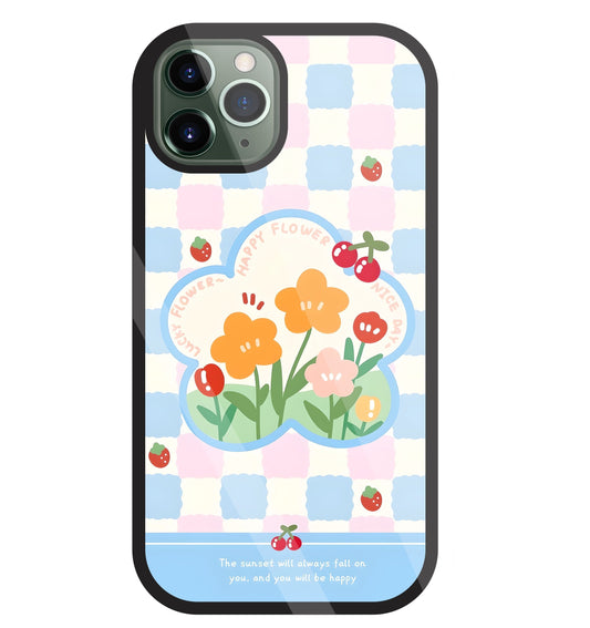 Cherry Blossom Glass Case For Apple iPhone 11 Pro