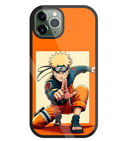 Cute Naruto Glass Case For Apple iPhone 11 Pro