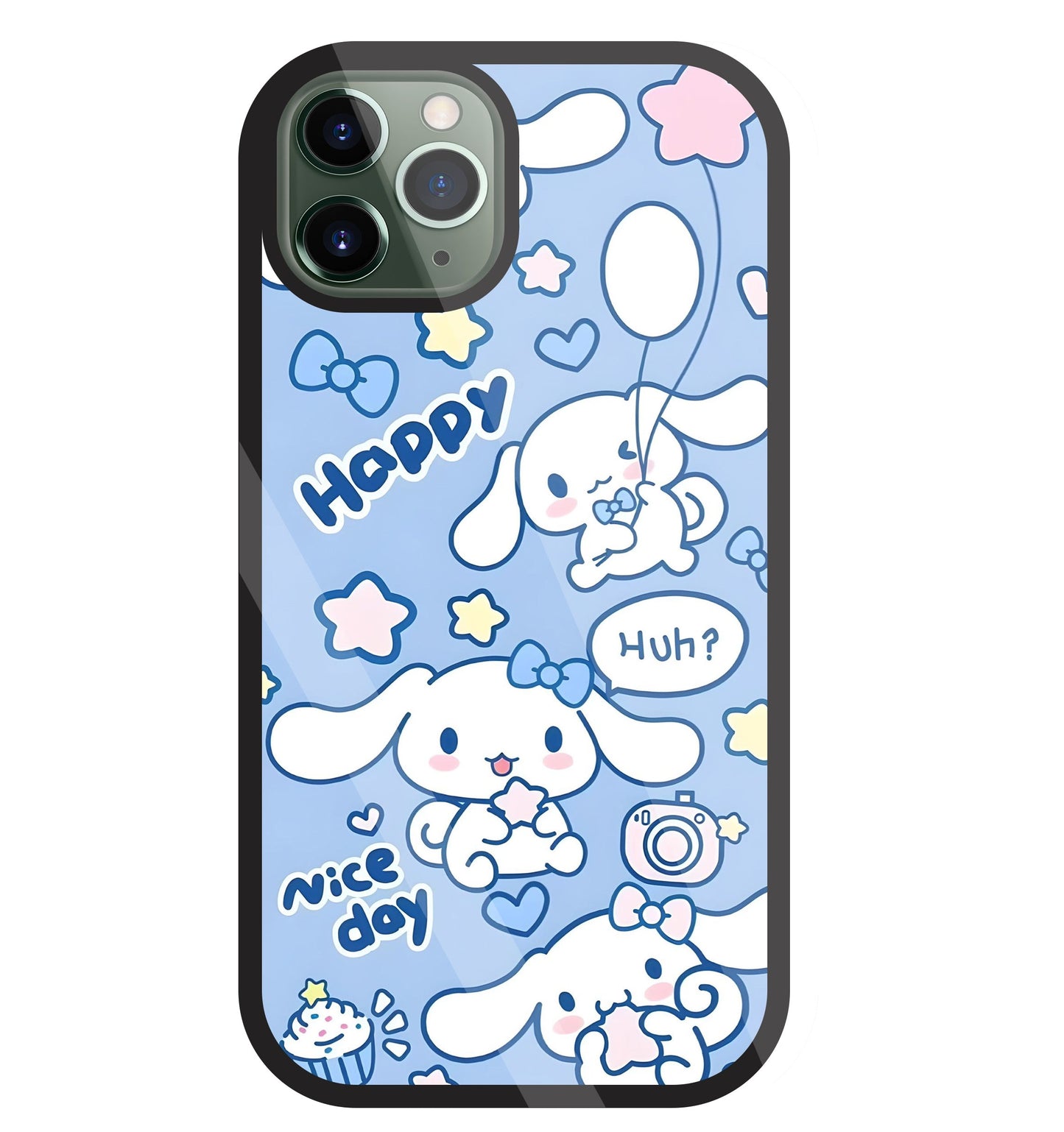 Cute Puppy Girl Glass Case For Apple iPhone 11 Pro