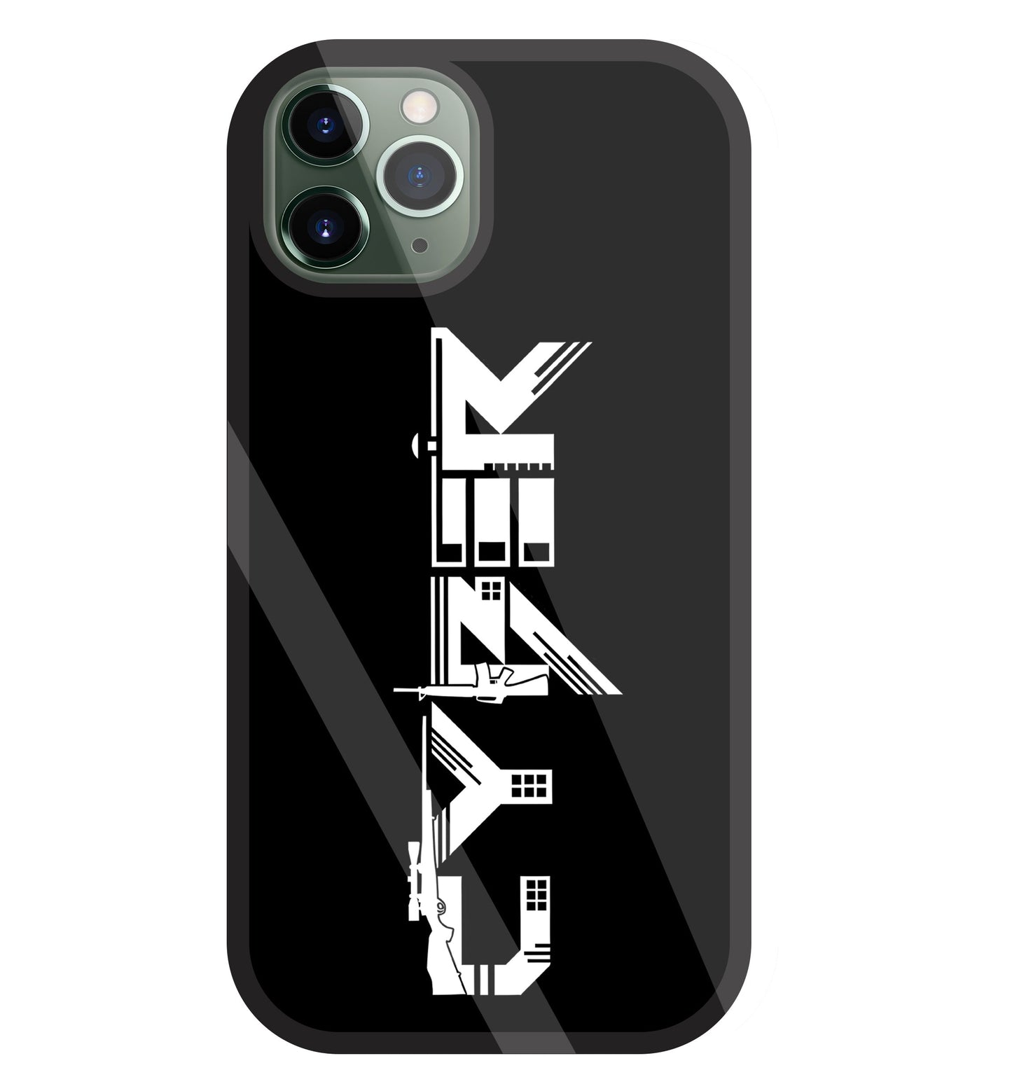 Cyber Gun Glass Case For Apple iPhone 11 Pro