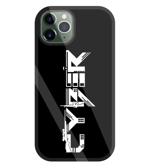 Cyber Gun Glass Case For Apple iPhone 11 Pro