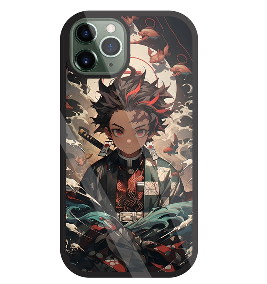 Demon Slayer Glass Case For Apple iPhone 11 Pro