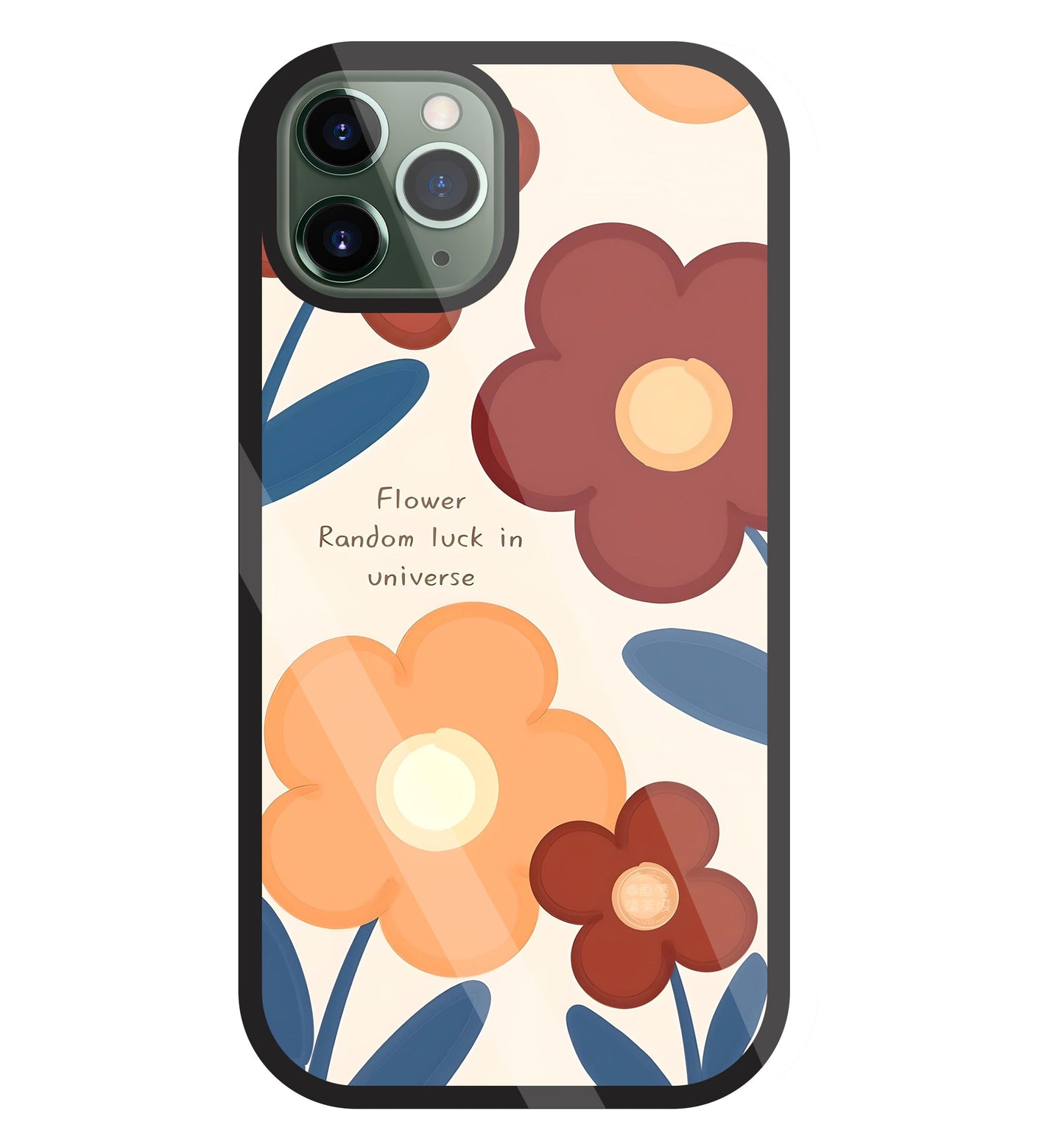 Flower Random Luck Glass Case For Apple iPhone 11 Pro