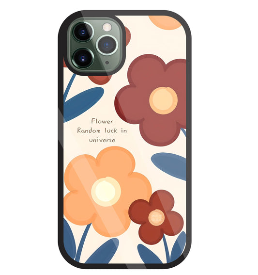 Flower Random Luck Glass Case For Apple iPhone 11 Pro