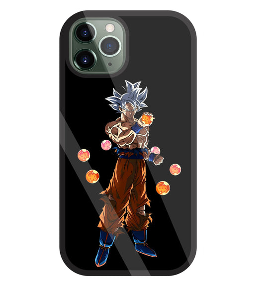 Goku With Dragon Balls Glass Case For Apple iPhone 11 Pro