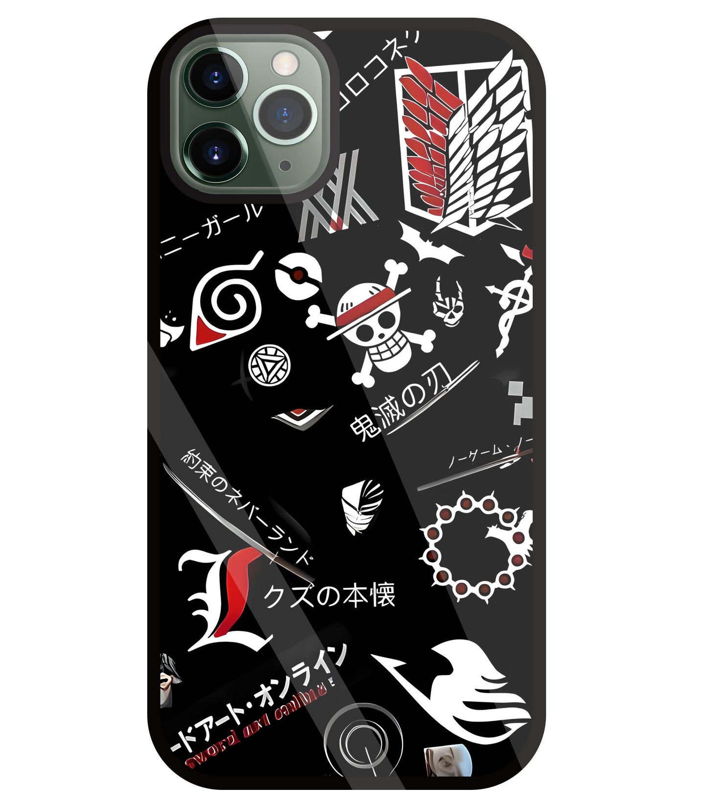 Anime Mashup  Glass Case For Apple iPhone 11 Pro Max