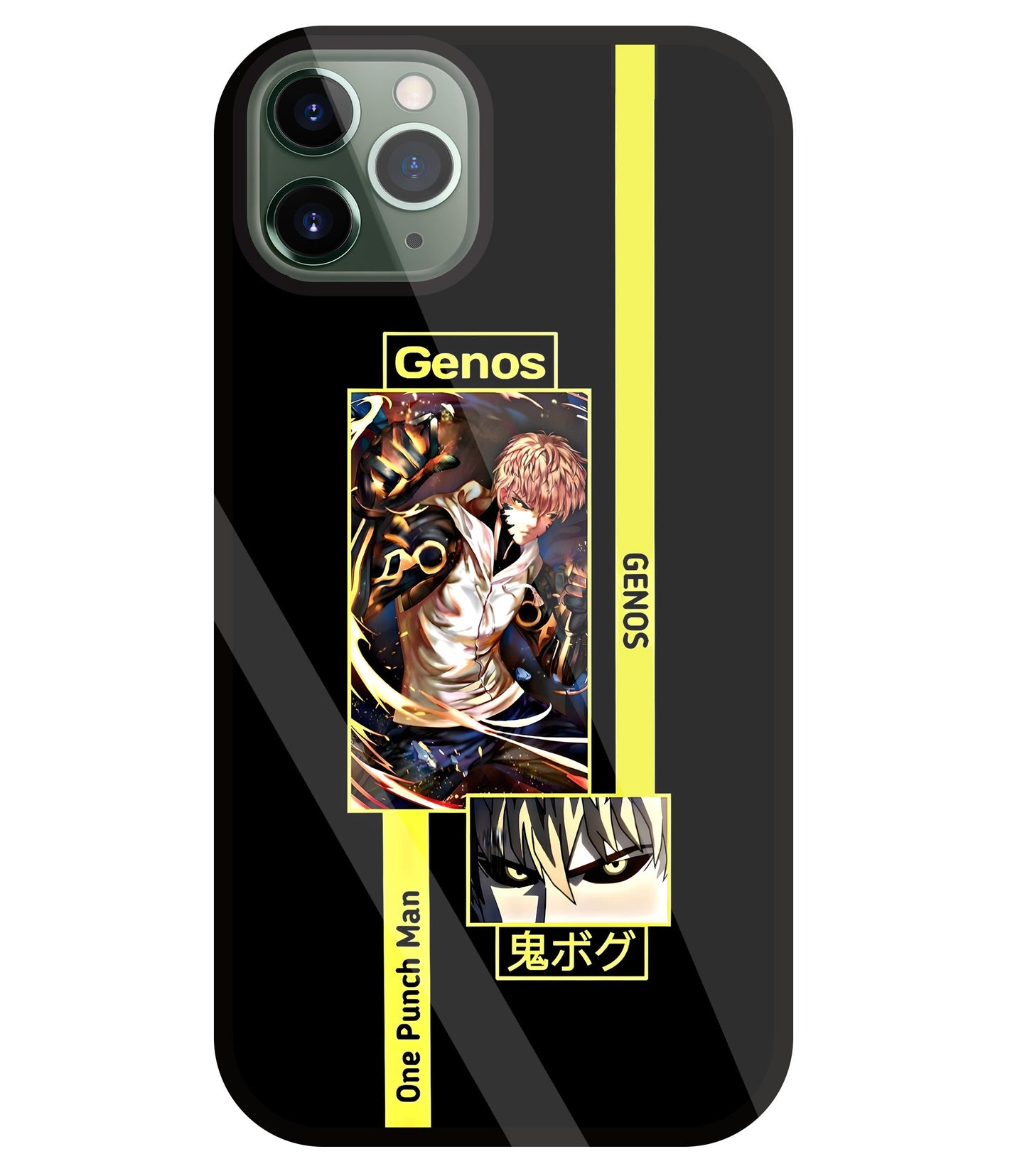 Genos Attack on Titan Glass Case For Apple iPhone 11 Pro Max