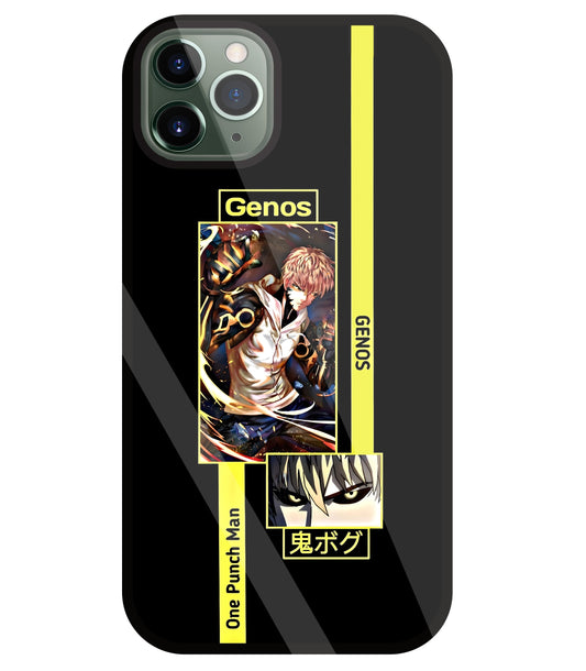 Genos Attack on Titan Glass Case For Apple iPhone 11 Pro Max