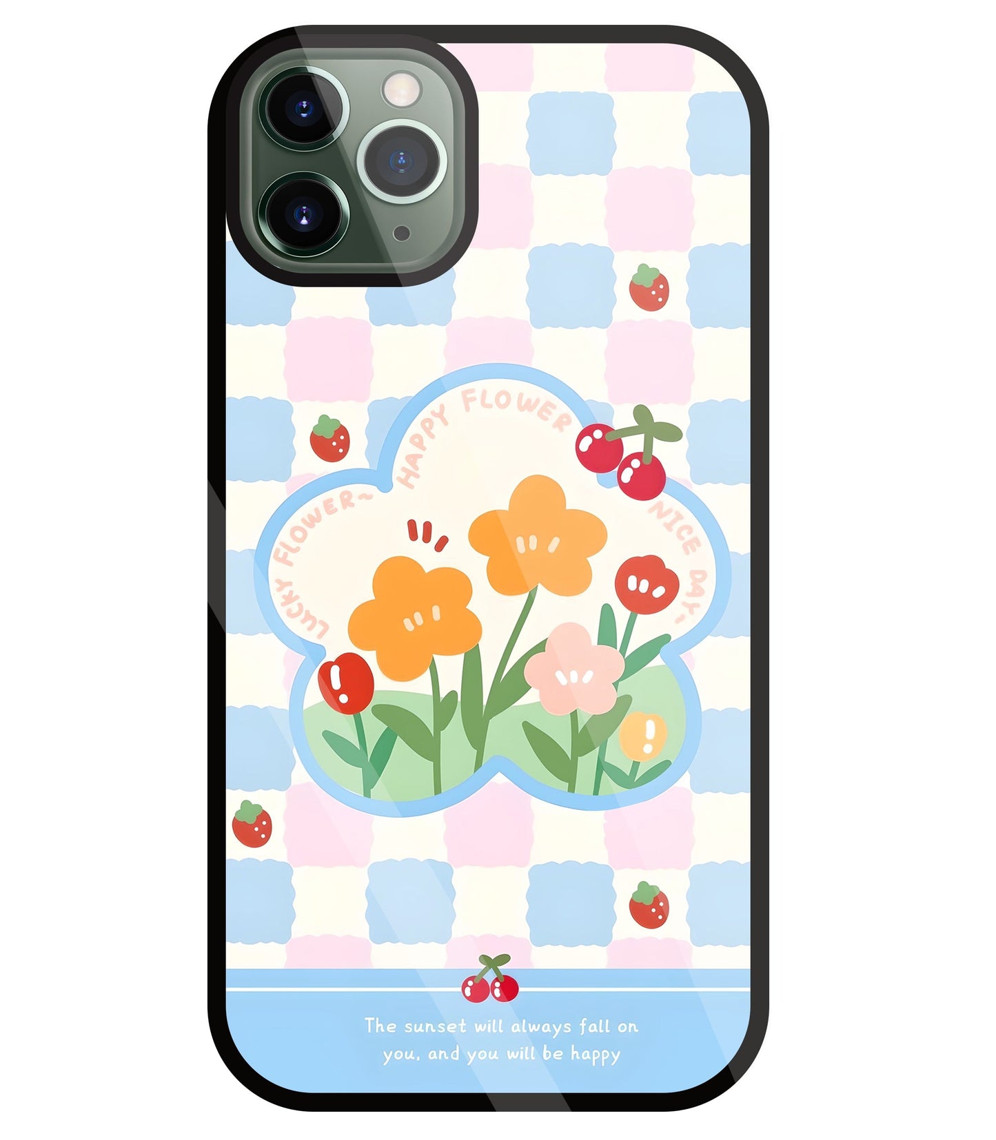 Cherry Blossom Glass Case For Apple iPhone 11 Pro Max