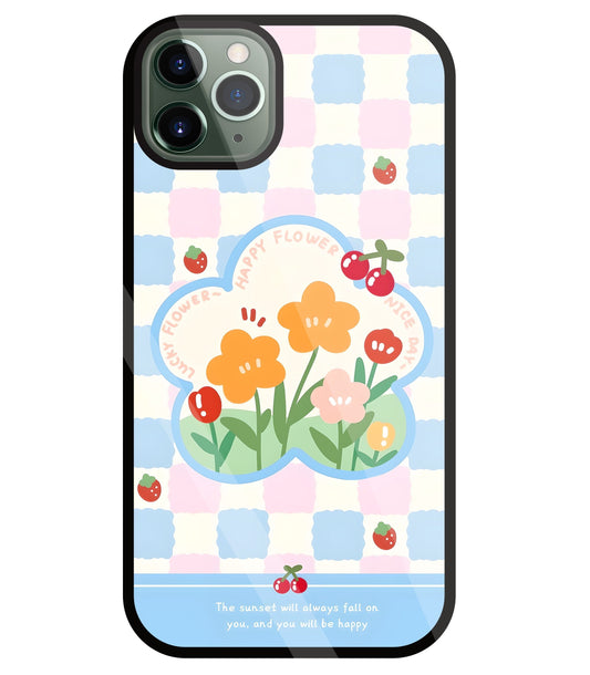 Cherry Blossom Glass Case For Apple iPhone 11 Pro Max