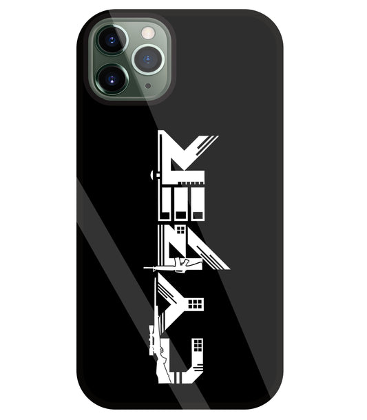 Cyber Gun Glass Case For Apple iPhone 11 Pro Max