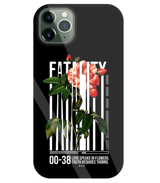 Fatality Flower Glass Case For Apple iPhone 11 Pro Max
