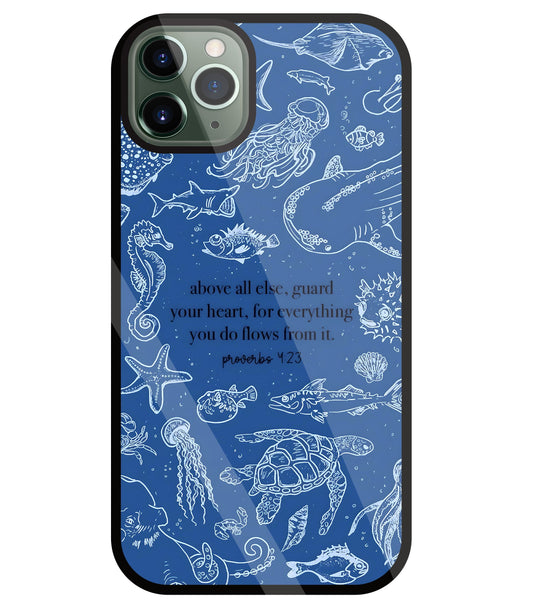 For Everything Glass Case For Apple iPhone 11 Pro Max