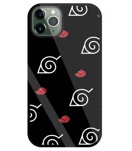 Itachi sharigan Sign Glass Case For Apple iPhone 11 Pro Max