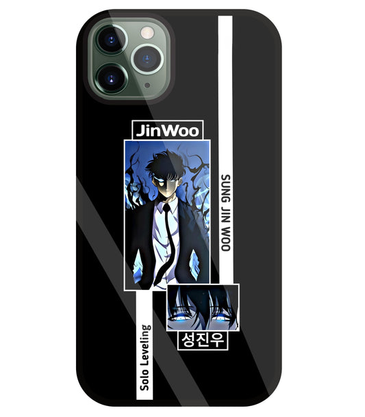 Jin Woo Sung Anime Glass Case For Apple iPhone 11 Pro Max