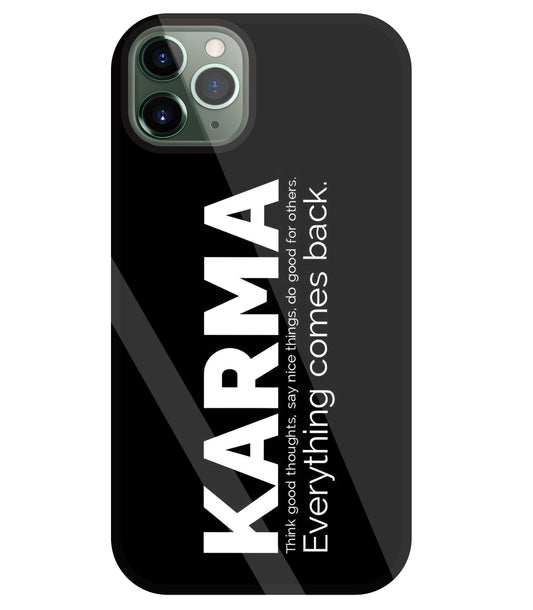 Karma Glass Case For Apple iPhone 11 Pro Max