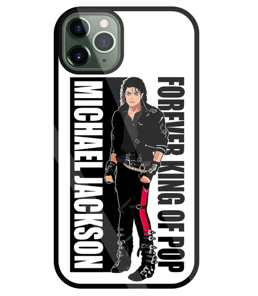 Michael Jackson King Of Pop Glass Case For Apple iPhone 11 Pro Max