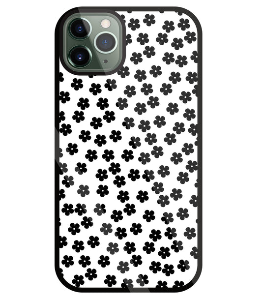 Multiple Daisy flowers Glass Case For Apple iPhone 11 Pro Max