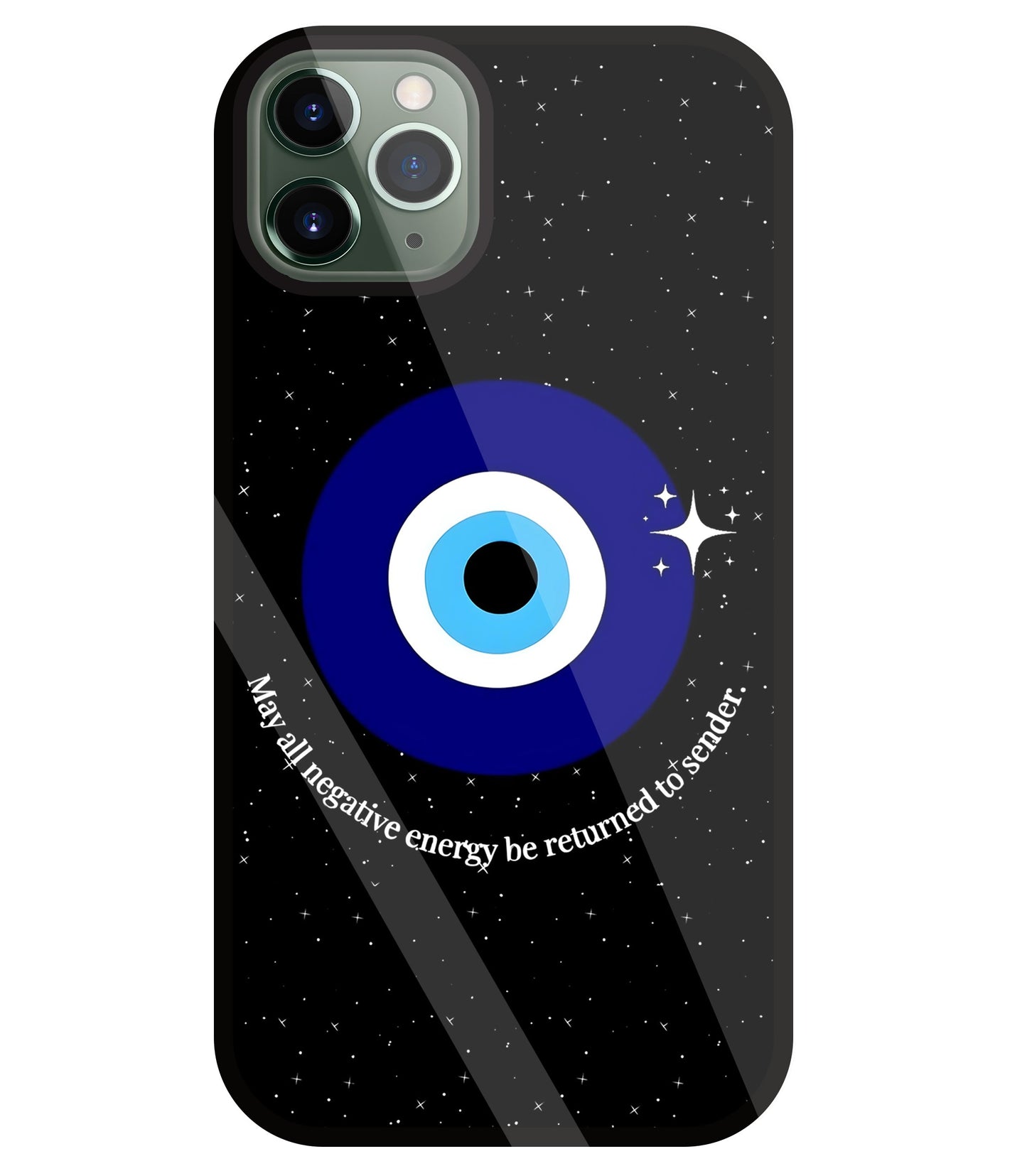 Negative Energy Return Glass Case For Apple iPhone 11 Pro Max