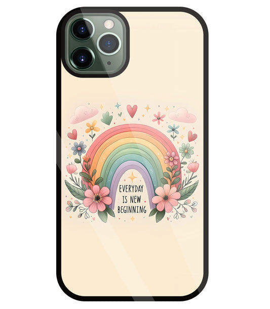 New Beginning Glass Case For Apple iPhone 11 Pro Max