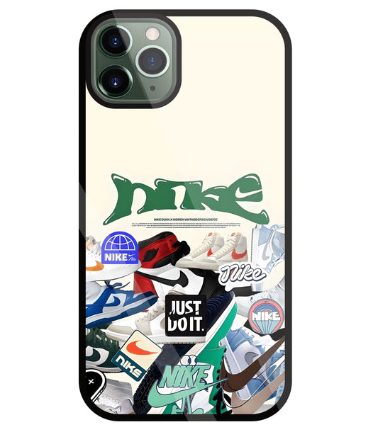 Nike Shoes Glass Case For Apple iPhone 11 Pro Max