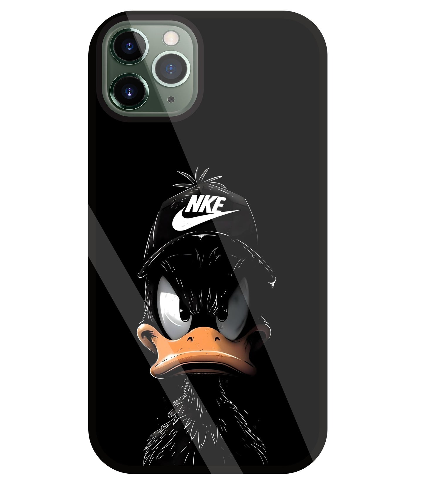 Nike Toon Duck Glass Case For Apple iPhone 11 Pro Max