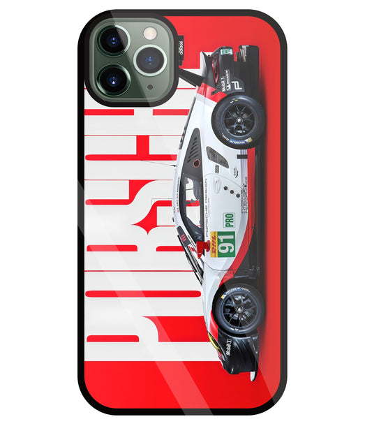 Porschse Glass Case For Apple iPhone 11 Pro Max