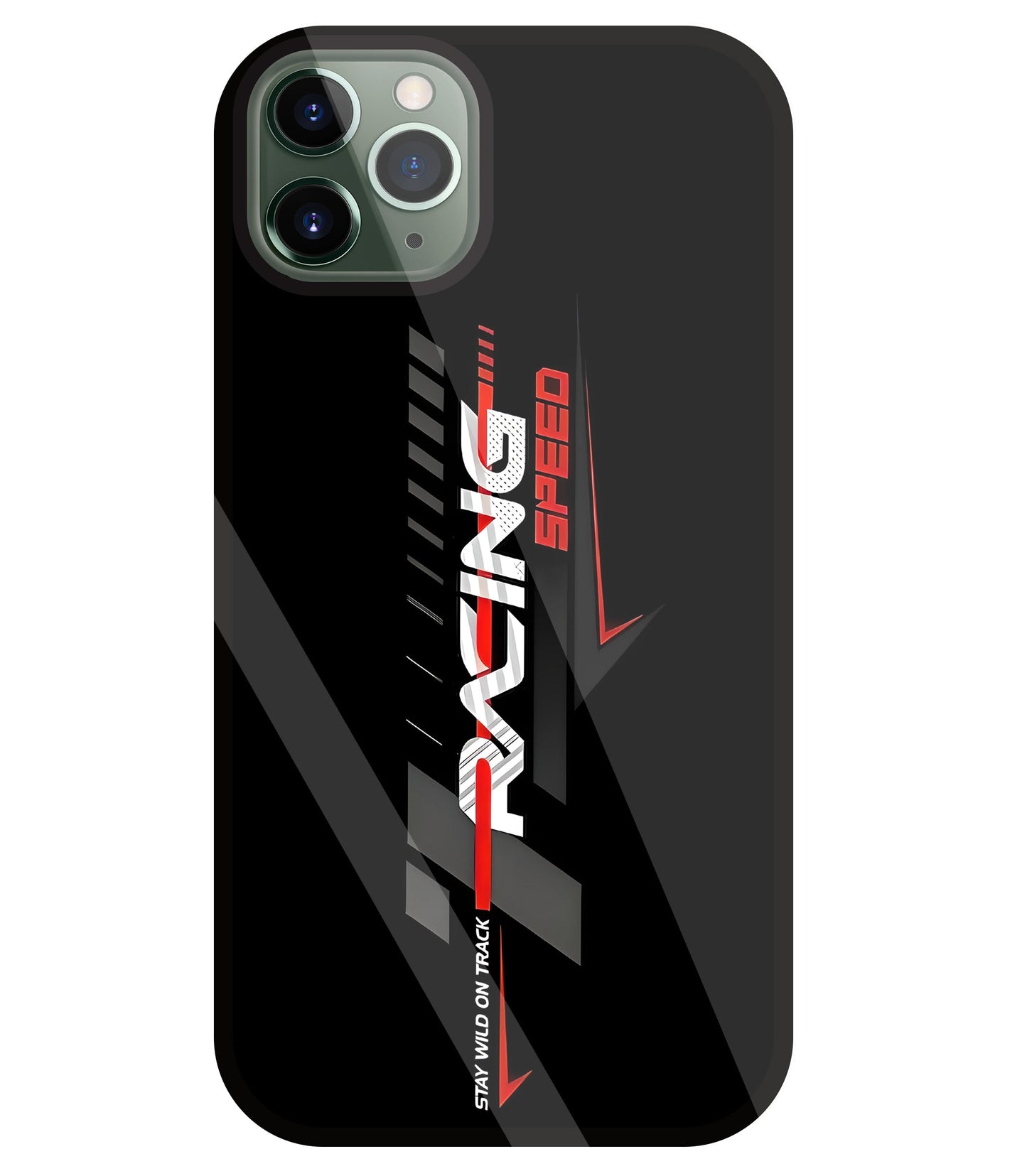 Racing Speed Glass Case For Apple iPhone 11 Pro Max